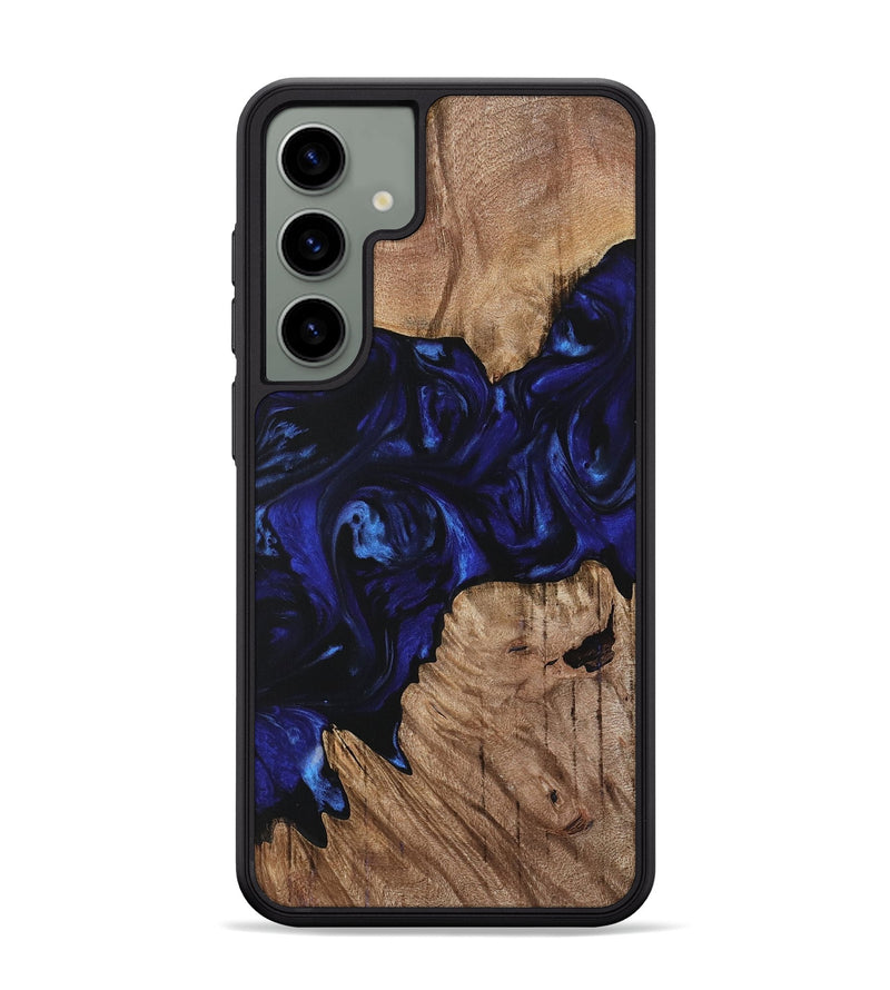 Galaxy S24 Plus Wood Phone Case - Author (Blue, 733583)