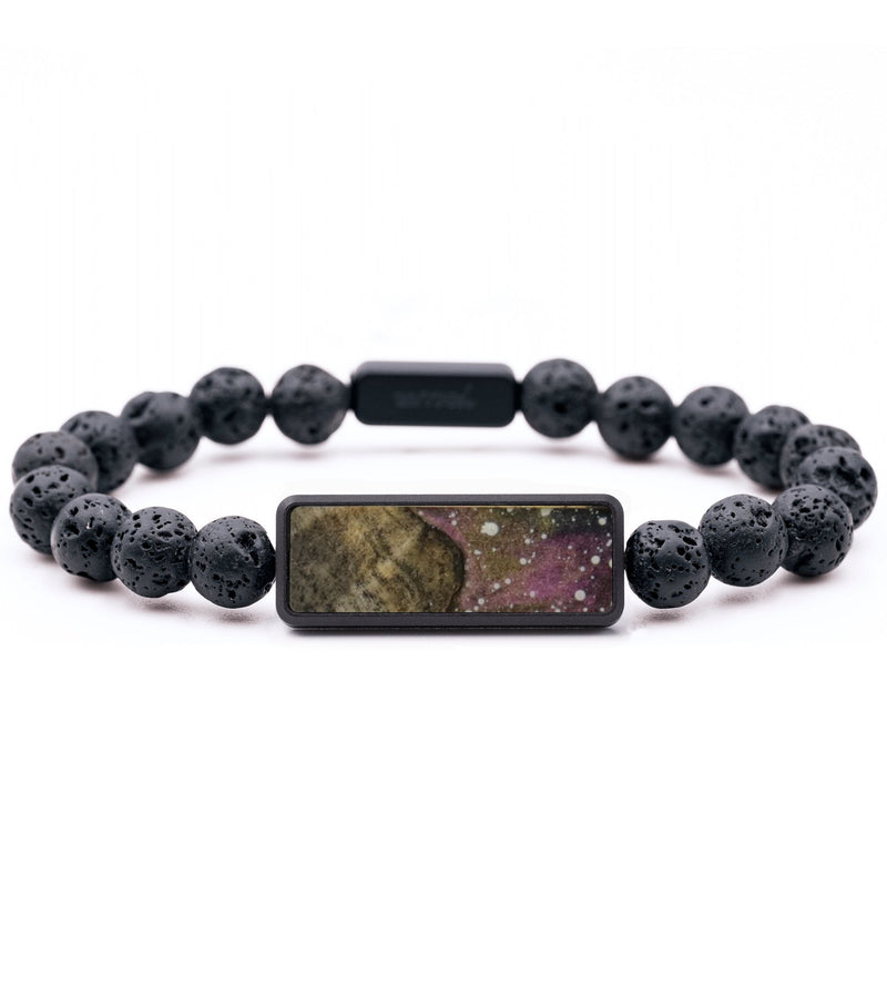 Lava Bead Wood Bracelet - Brianne (Cosmos, 733630)