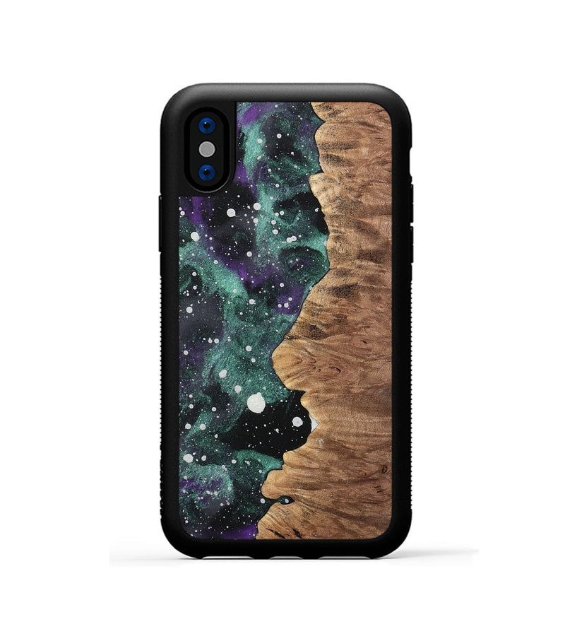 iPhone Xs Wood Phone Case - Amelina (Cosmos, 733643)