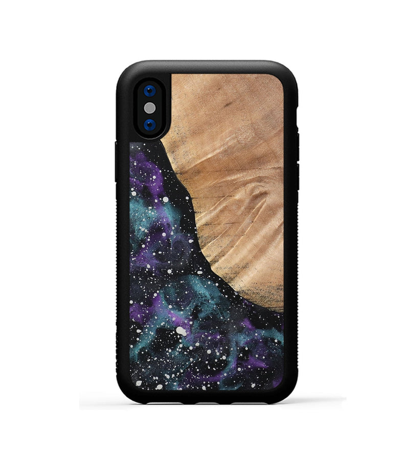 iPhone Xs Wood Phone Case - Nadine (Cosmos, 733645)