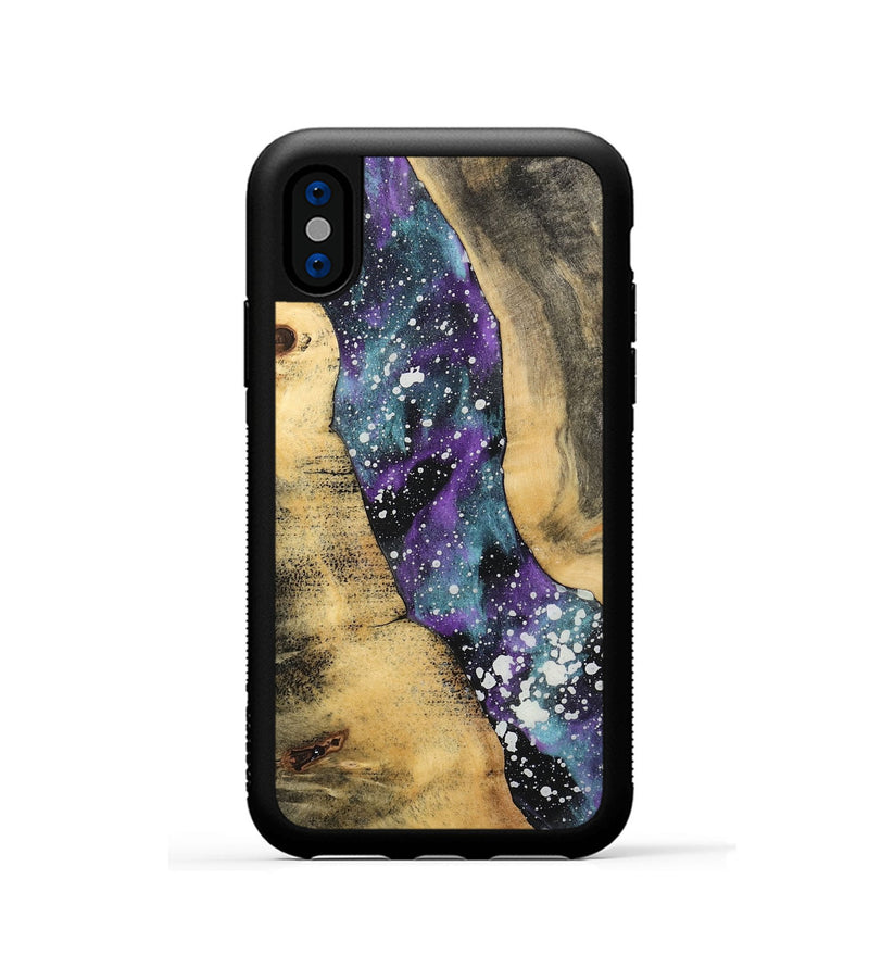 iPhone Xs Wood Phone Case - Cynthy (Cosmos, 733646)