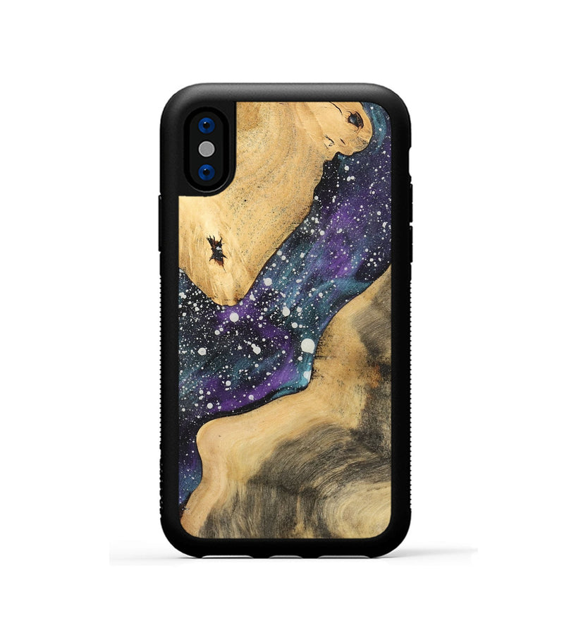 iPhone Xs Wood Phone Case - Yael (Cosmos, 733651)