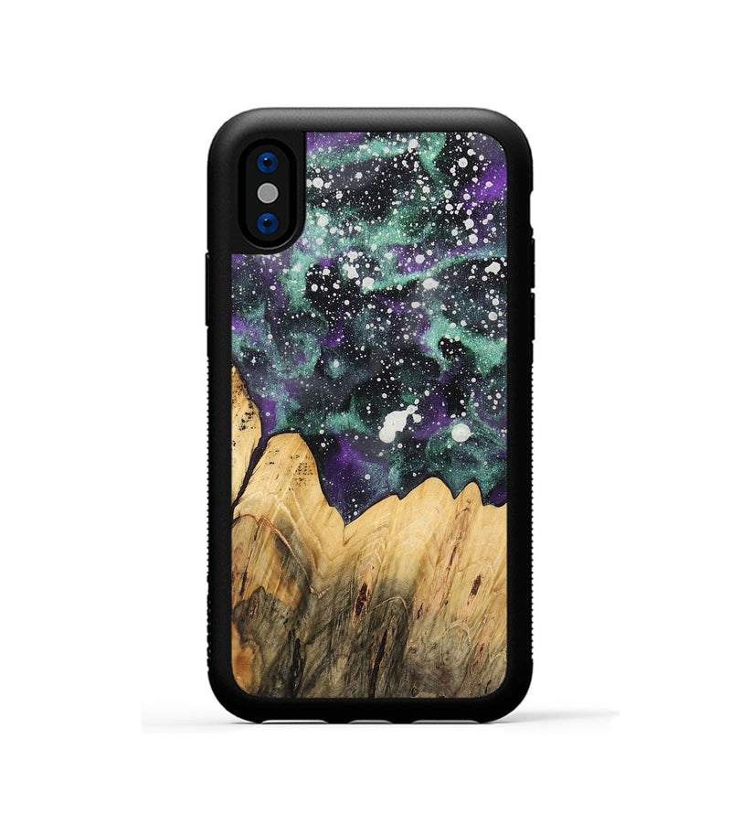 iPhone Xs Wood Phone Case - Gerrit (Cosmos, 733656)