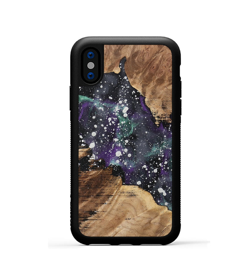 iPhone Xs Wood Phone Case - Ciarra (Cosmos, 733658)