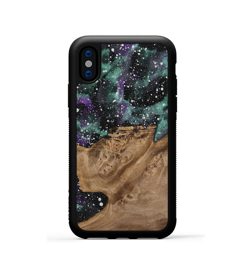 iPhone Xs Wood Phone Case - Timi (Cosmos, 733666)