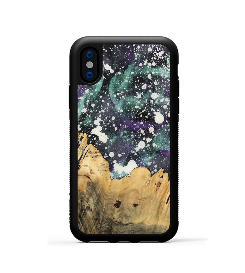 iPhone Xs Wood Phone Case - Esmail (Cosmos, 733672)