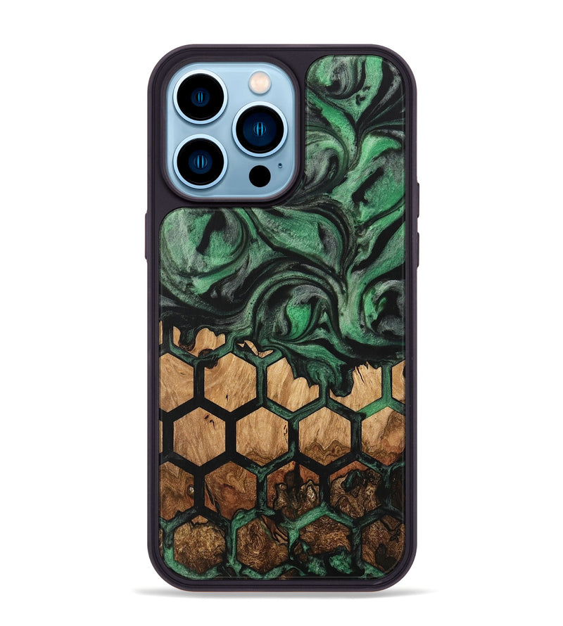 iPhone 14 Pro Max Wood Phone Case - Alfons (Pattern, 733715)