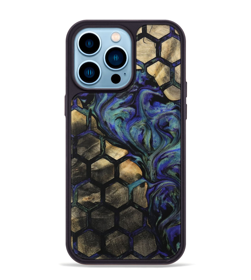 iPhone 14 Pro Max Wood Phone Case - Avah (Pattern, 733716)