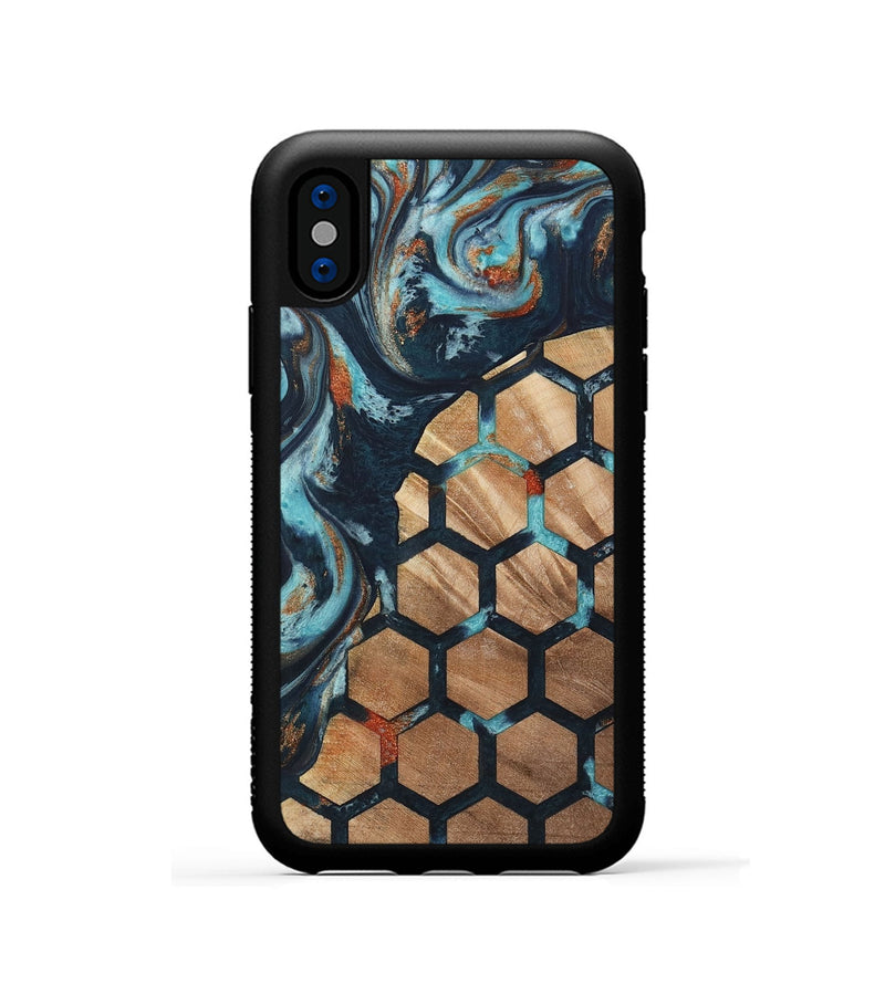 iPhone Xs Wood Phone Case - Cilka (Pattern, 733717)