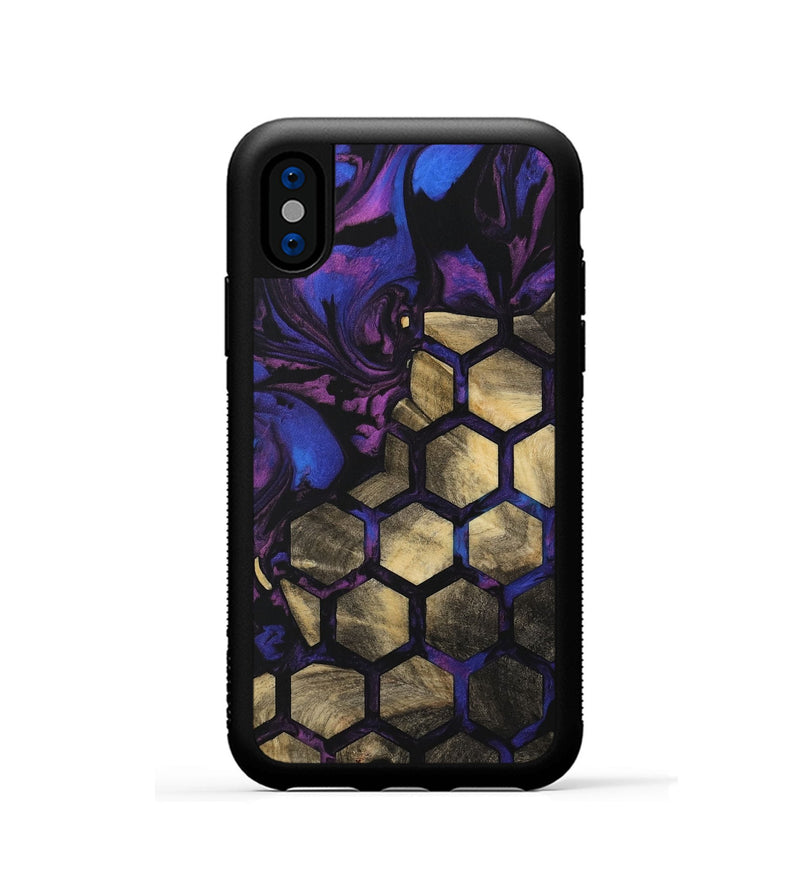 iPhone Xs Wood Phone Case - Trenna (Pattern, 733718)