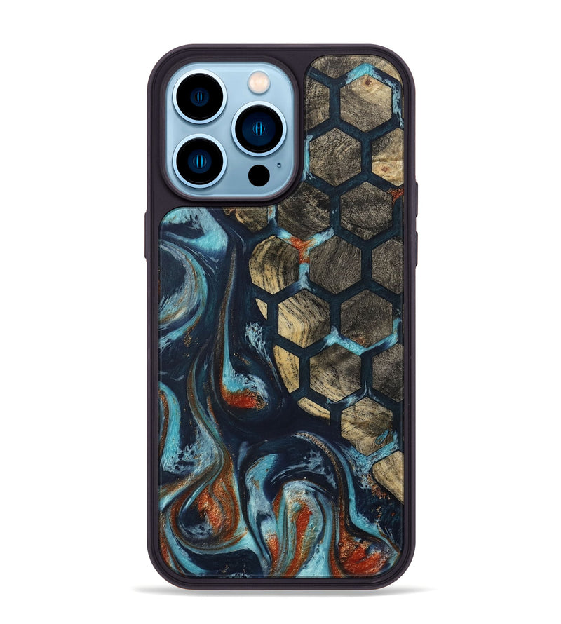 iPhone 14 Pro Max Wood Phone Case - Muni (Pattern, 733720)