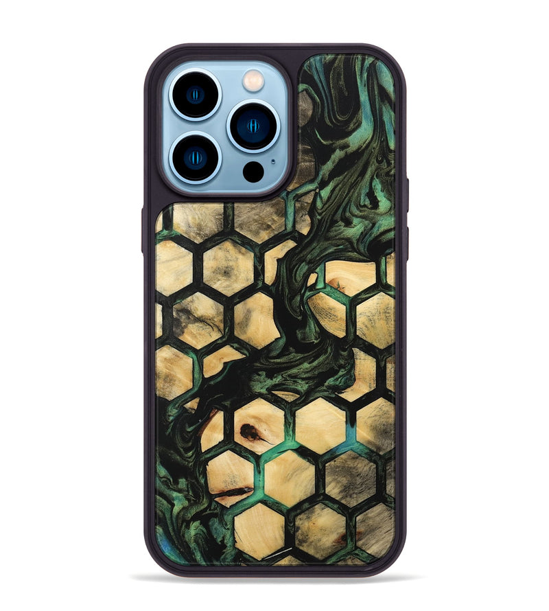 iPhone 14 Pro Max Wood Phone Case - Doshie (Pattern, 733721)