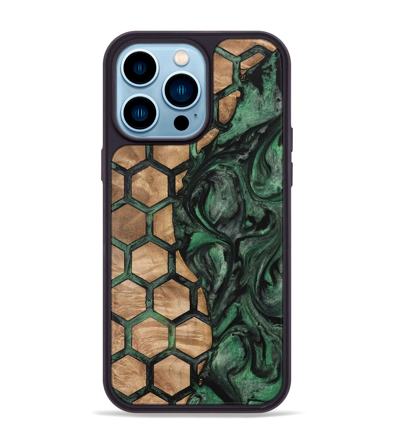 iPhone 14 Pro Max Wood Phone Case - Ramona (Pattern, 733722)