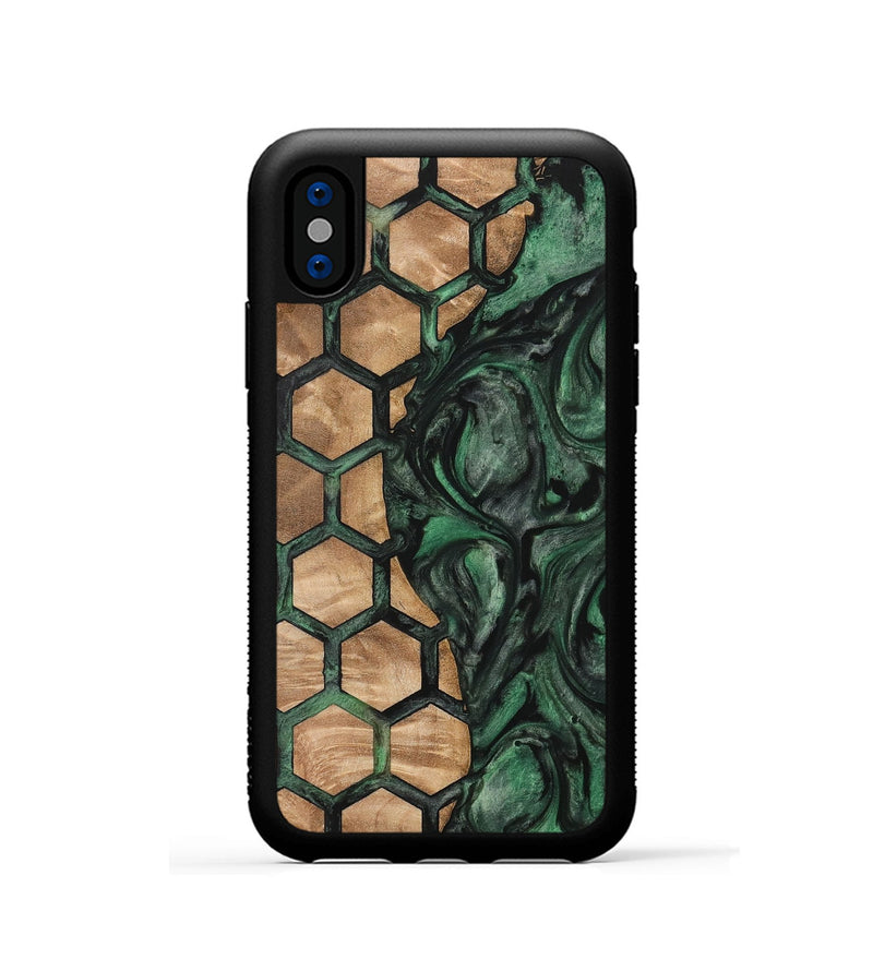 iPhone Xs Wood Phone Case - Ramona (Pattern, 733722)