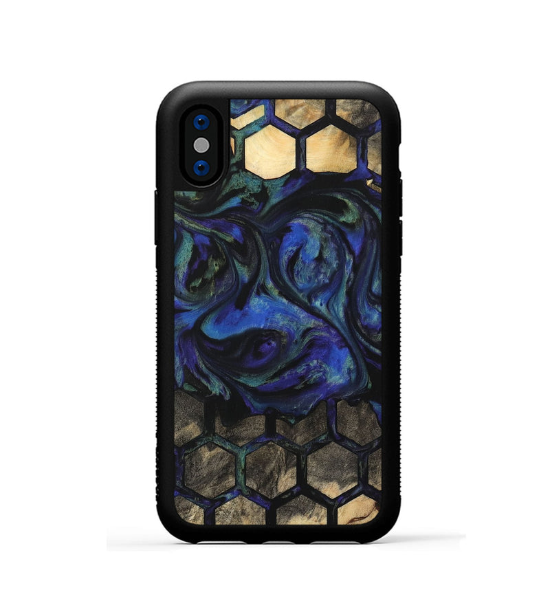 iPhone Xs Wood Phone Case - Gracia (Pattern, 733723)