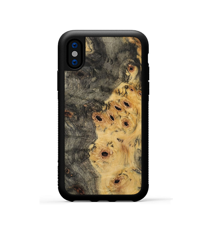 iPhone Xs Wood Phone Case - Azam (Wood Burl, 733729)