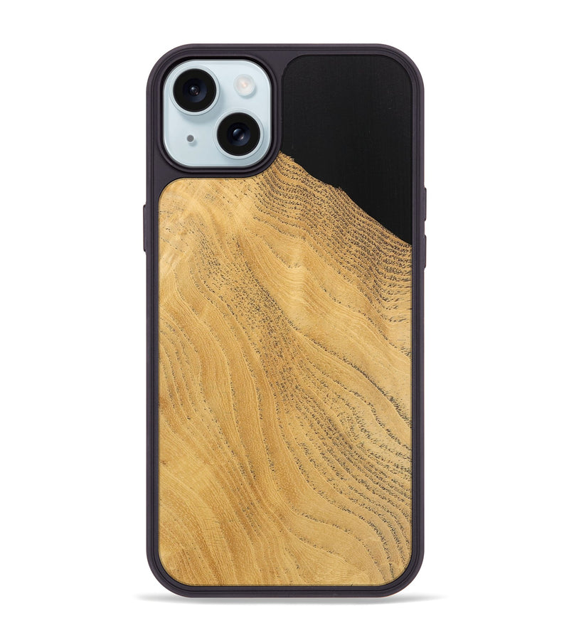 iPhone 15 Plus Wood Phone Case - Theron (Wood Burl, 733730)