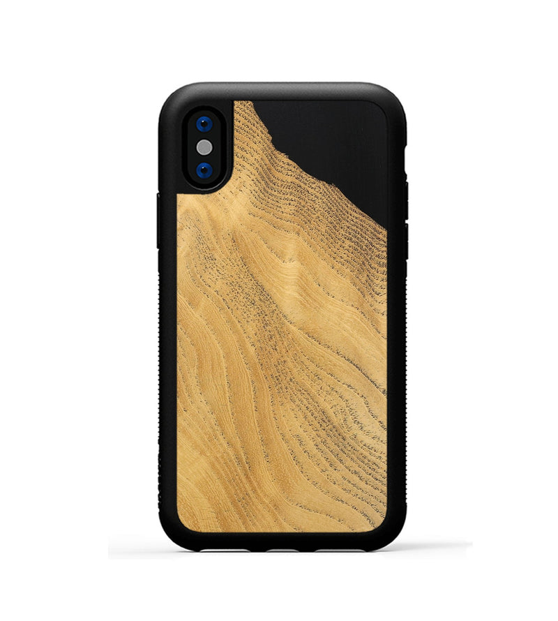 iPhone Xs Wood Phone Case - Theron (Wood Burl, 733730)