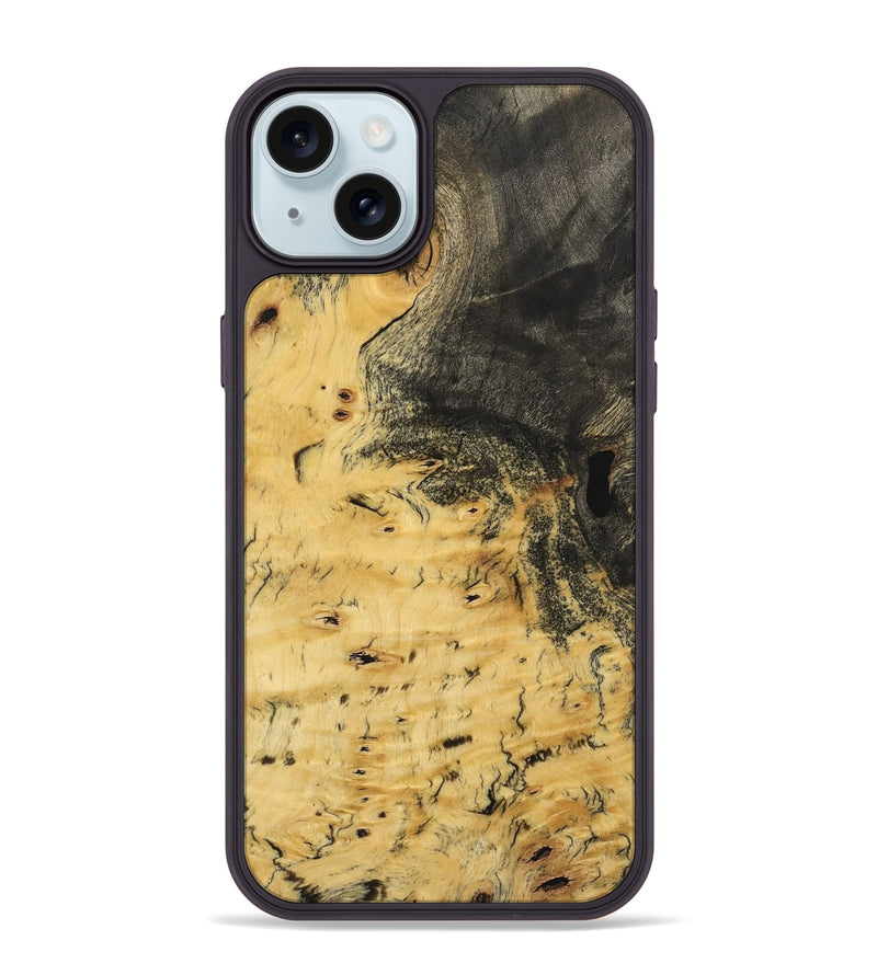 iPhone 15 Plus Wood Phone Case - Myrta (Wood Burl, 733733)