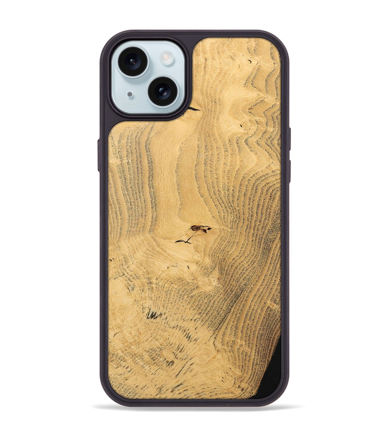 iPhone 15 Plus Wood Phone Case - Dallin (Wood Burl, 733735)