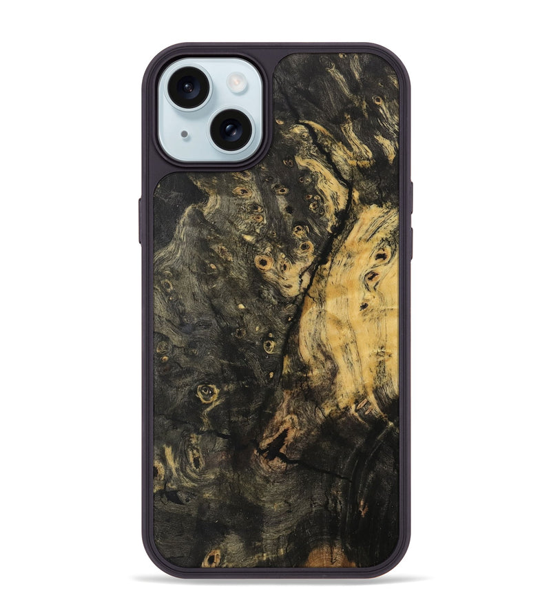 iPhone 15 Plus Wood Phone Case - Omarion (Wood Burl, 733736)