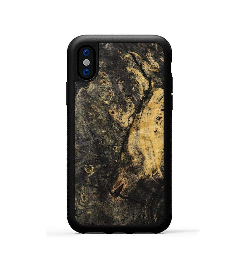 iPhone Xs Wood Phone Case - Omarion (Wood Burl, 733736)