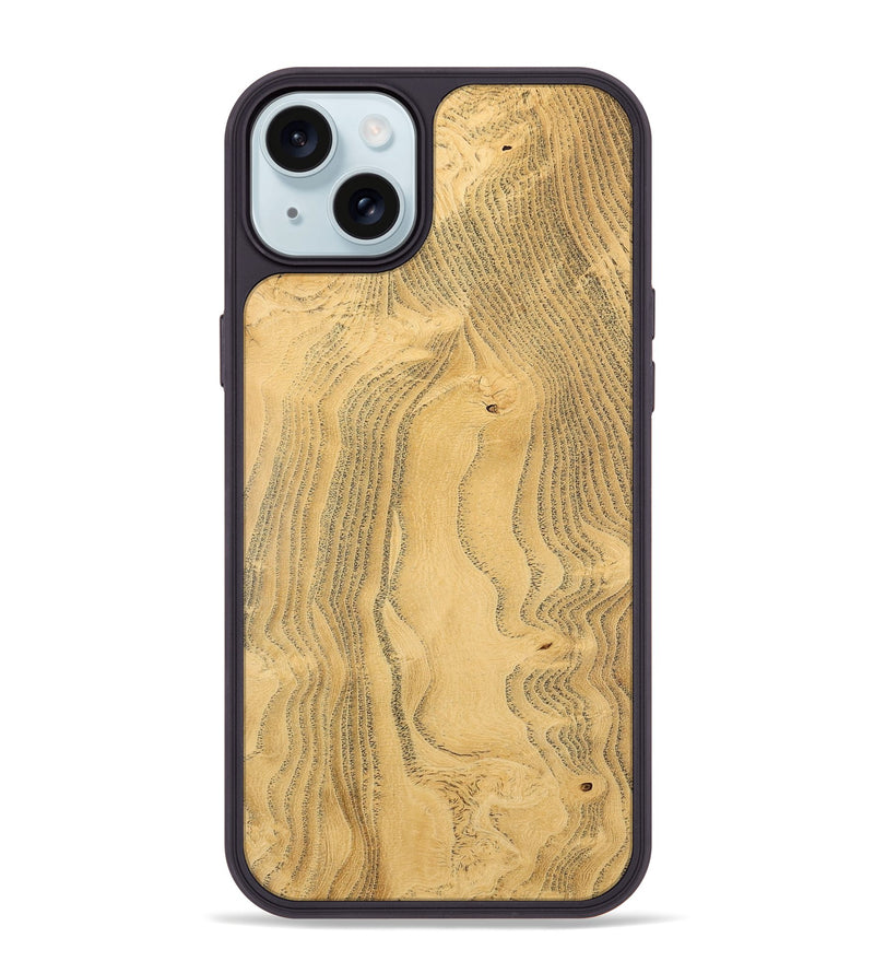 iPhone 15 Plus Wood Phone Case - Aris (Wood Burl, 733737)