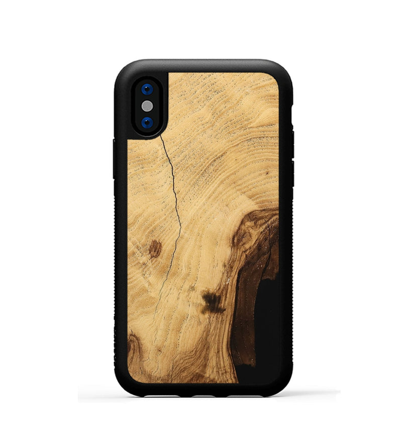 iPhone Xs Wood Phone Case - Wilkie (Wood Burl, 733739)