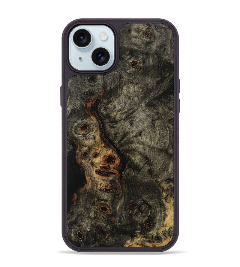 iPhone 15 Plus Wood Phone Case - Brianna (Wood Burl, 733740)