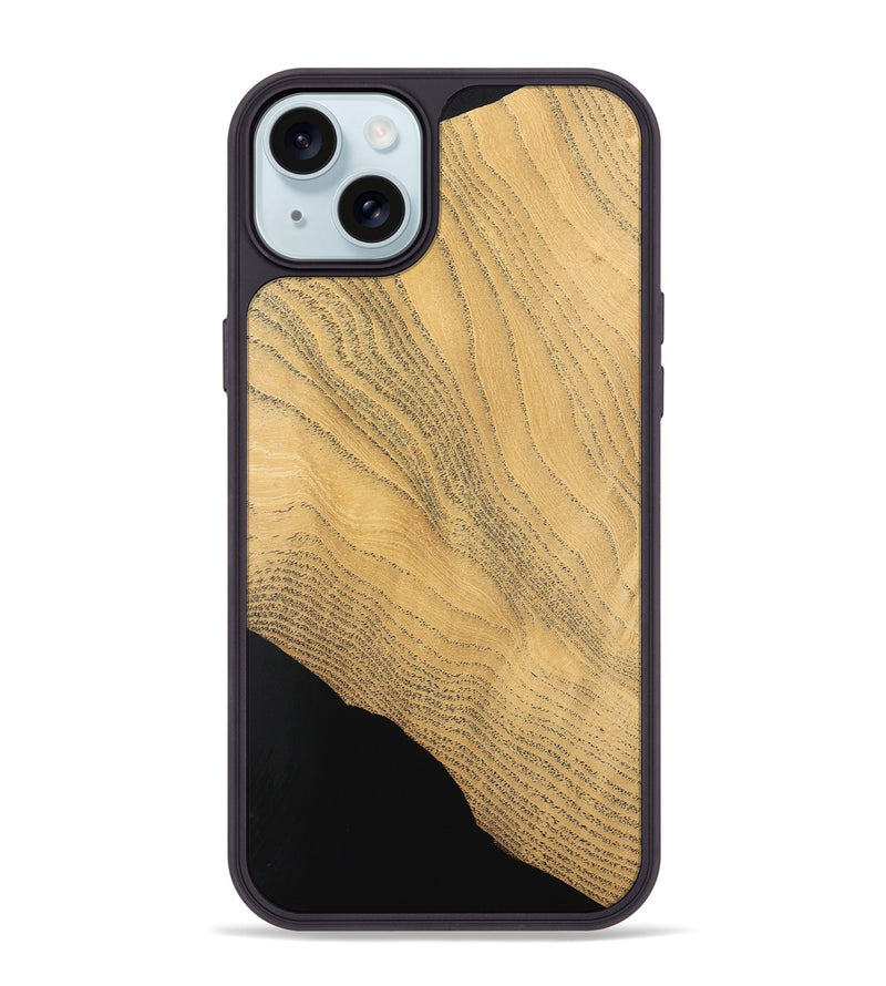 iPhone 15 Plus Wood Phone Case - Jeane (Wood Burl, 733741)