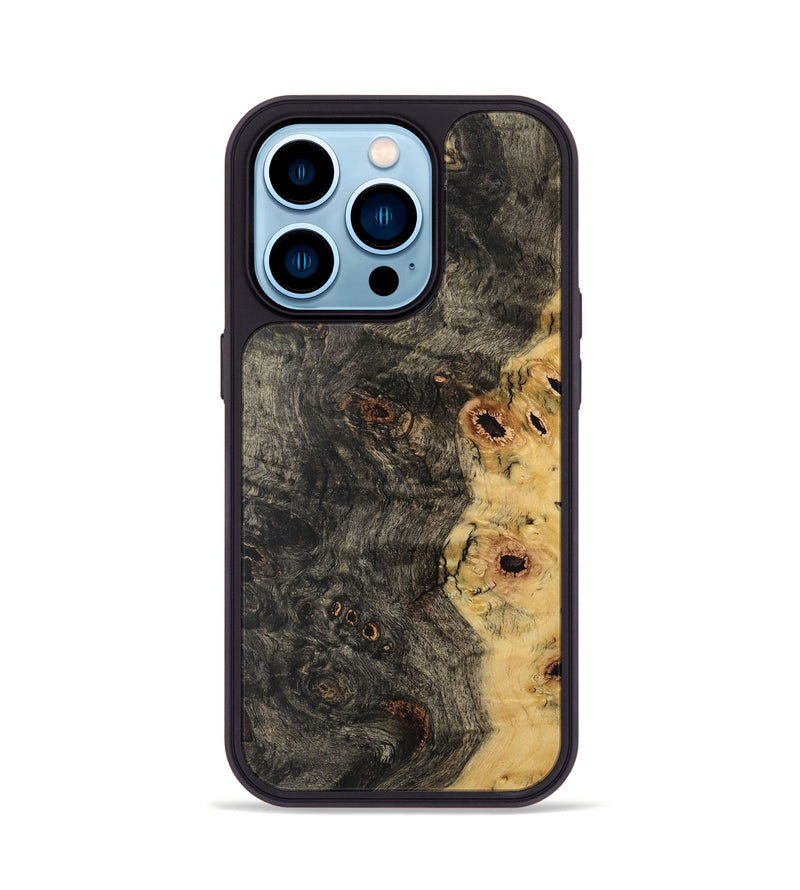 iPhone 14 Pro Wood Phone Case - Vanny (Wood Burl, 733742)