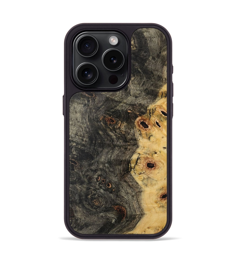 iPhone 15 Pro Wood Phone Case - Vanny (Wood Burl, 733742)