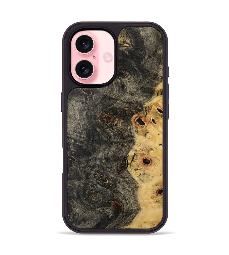 iPhone 16 Wood Phone Case - Vanny (Wood Burl, 733742)