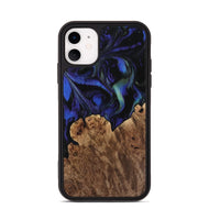 iPhone 11 Wood Phone Case - Lenon (Blue, 733749)