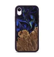 iPhone Xr Wood Phone Case - Lenon (Blue, 733749)