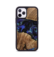 iPhone 11 Pro Wood Phone Case - Deirdre (Blue, 733750)