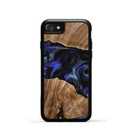 iPhone SE Wood Phone Case - Deirdre (Blue, 733750)