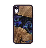 iPhone Xr Wood Phone Case - Deirdre (Blue, 733750)