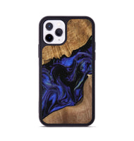 iPhone 11 Pro Wood Phone Case - Rakhuma (Blue, 733756)