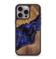 iPhone 15 Pro Max Wood Phone Case - Rakhuma (Blue, 733756)