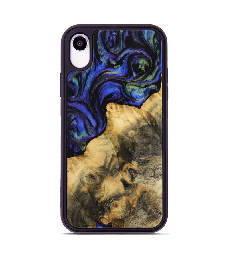 iPhone Xr Wood Phone Case - Freddy (Blue, 733757)