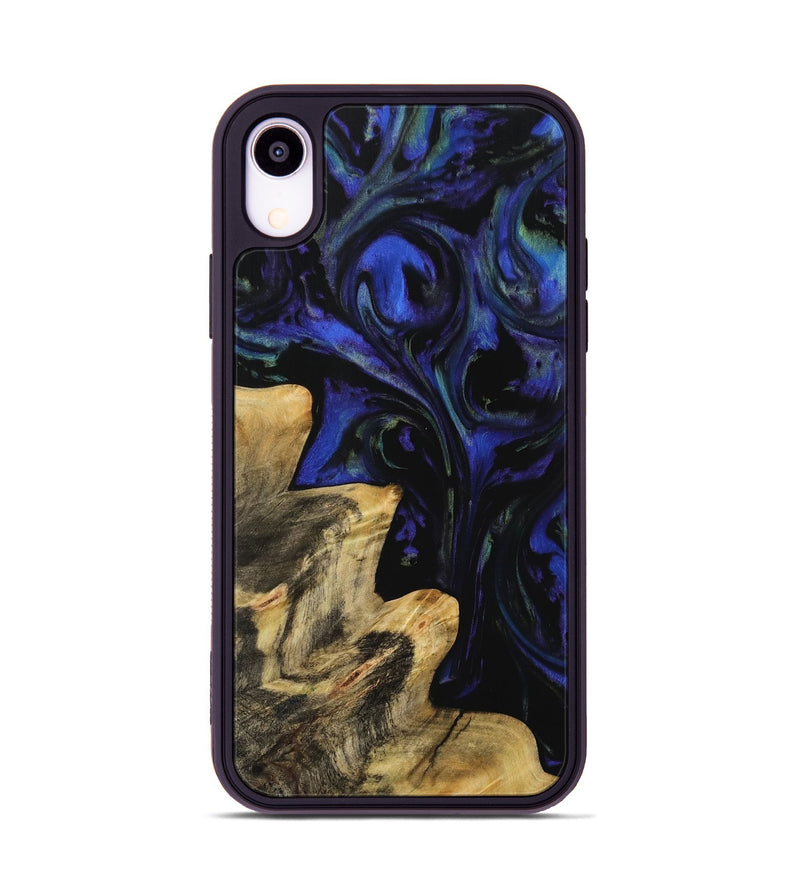 iPhone Xr Wood Phone Case - Raudres (Blue, 733758)