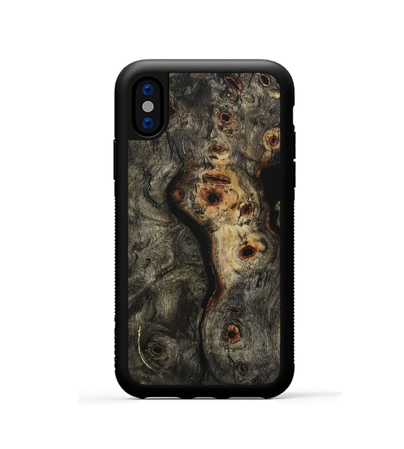 iPhone Xs Wood Phone Case - Rayne (Wood Burl, 733762)