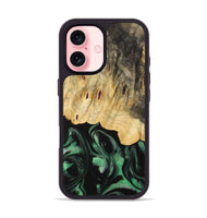 iPhone 16 Wood Phone Case - Janaya (Green, 733770)