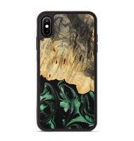 iPhone Xs Max Wood Phone Case - Janaya (Green, 733770)