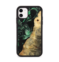 iPhone 11 Wood Phone Case - Sarrah (Green, 733774)