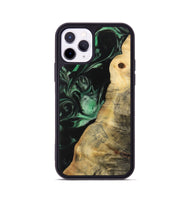 iPhone 11 Pro Wood Phone Case - Sarrah (Green, 733774)