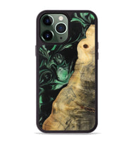 iPhone 13 Pro Max Wood Phone Case - Sarrah (Green, 733774)