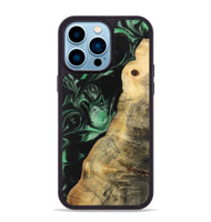 iPhone 14 Pro Max Wood Phone Case - Sarrah (Green, 733774)