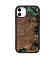 iPhone 11 Wood Phone Case - Mattie (Green, 733780)